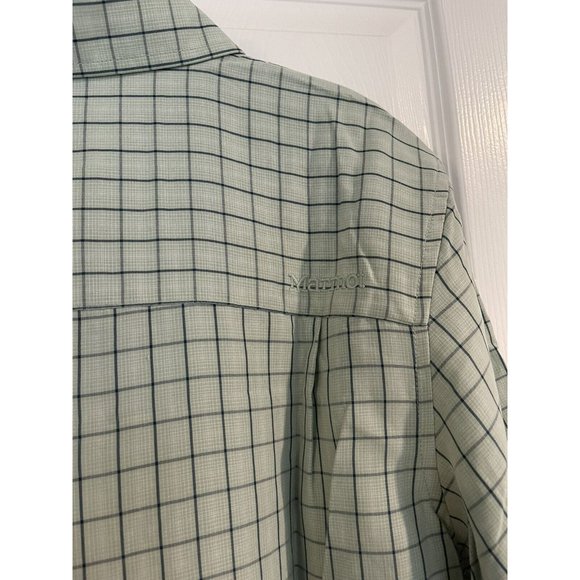 NWT Marmot Men's Eldridge Short-Sleeve Shirt - Crushed Mint - Small - Picture 9 of 10